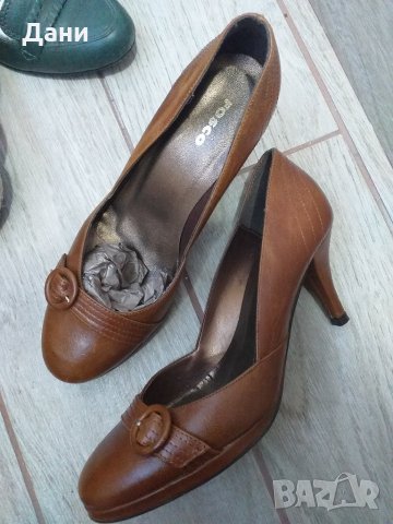 37.номер обувки от естествена кожа, снимка 3 - Дамски обувки на ток - 29571124