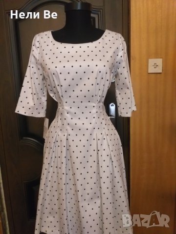 Нова рокля от сатениран памук