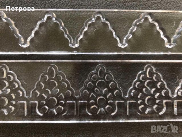 Комплект щампи за фондан с абстрактни форми - цветя, дървета, снимка 3 - Форми - 35466242