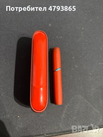 Червен iqos 3 duo , снимка 3 - Електронни цигари - 54197319