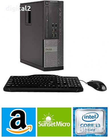 Компютър Dell OptiPlex 3020 , Intel Core i3 4460  (3.2) GHZ , 8GB , 500GBHDD като нови , снимка 3 - Работни компютри - 32031895