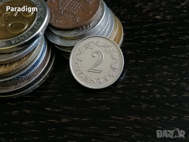 Монета - Малта - 2 цента | 1977г., снимка 1 - Нумизматика и бонистика - 29780418