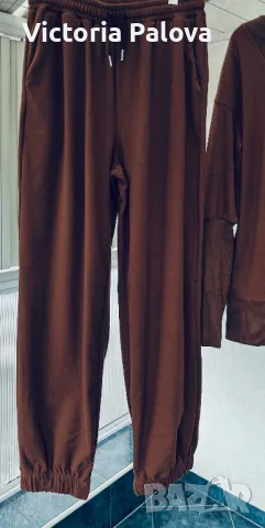 Красив анцуг/ комплект кежуал цвят кафе, снимка 13 - Комплекти - 49730111