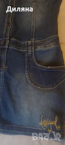 Дънкена рокля Л , снимка 2 - Рокли - 38649069