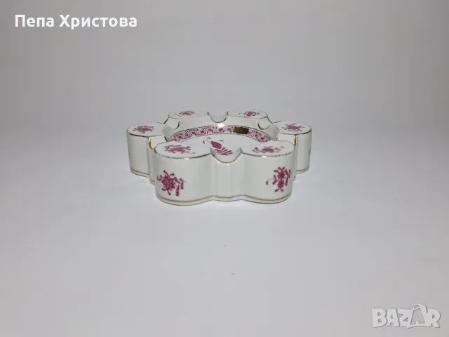 Herend  -П@п@лник от унгарски порцелан , снимка 5 - Други - 49694582