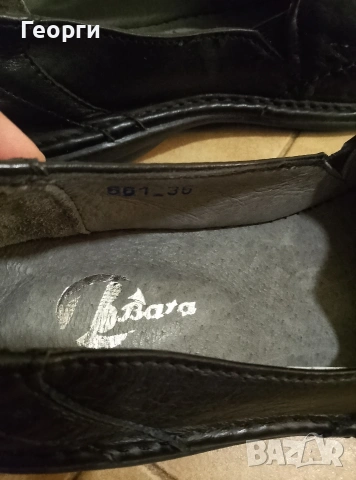 Нови дамски мокасини Bata от естествена кожа, снимка 4 - Дамски ежедневни обувки - 53938402