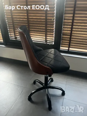 Стол със статични стъпки Boston black /bb/, снимка 3 - Столове - 48102904