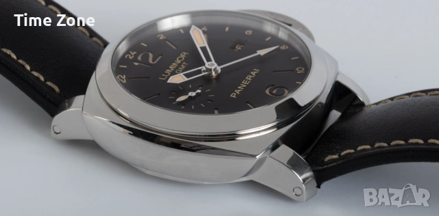 Panerai Luminor 1950 3 Days GMT 44mm Steel Black Dial Automatic Различни Варианти, снимка 7 - Мъжки - 48009872