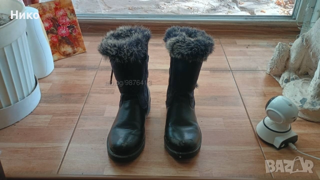 Дамски ботуши с мъх