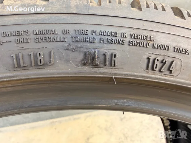 4бр.ВИСОКОСКОРОСТНИ ПОЧТИ НОВИ ЗИМНИ ГУМИ GOODYEAR ULTRAGRIP  255/35/21-7,3 mm DOT 16/24, снимка 9 - Гуми и джанти - 56097488