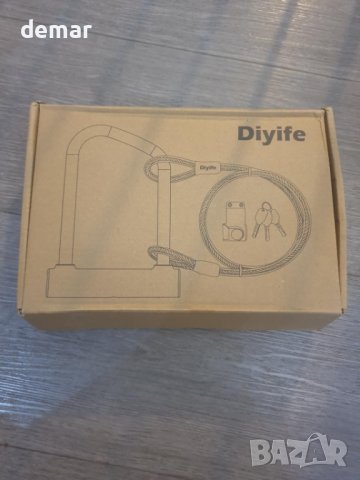 Водоустойчива ключалка за велосипед против кражба, снимка 9 - Части за велосипеди - 42840625