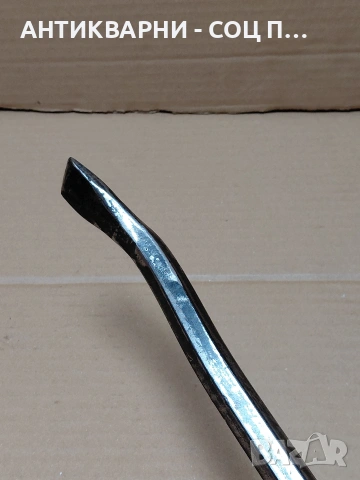 Соц Стара Ръчно Кована Щанга Лост Кози Крак 1.300кг. НОМЕР 645., снимка 8 - Антикварни и старинни предмети - 54102272