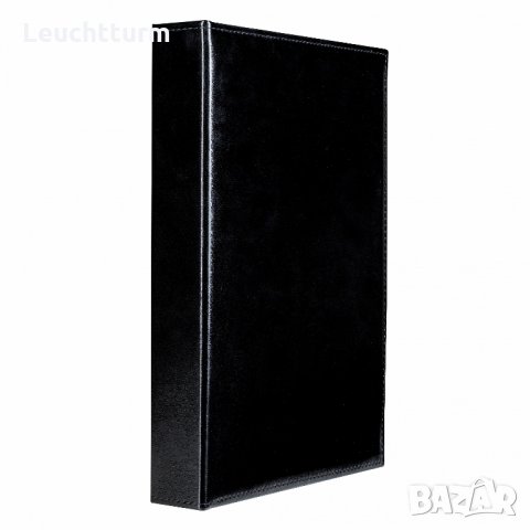 Албум за 300 банкноти с 100 броя двойнопрозрачни листи Leuchtturm -черен, снимка 2 - Нумизматика и бонистика - 31997271
