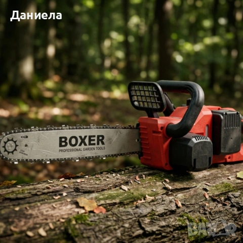 Акумулаторен Верижен Трион BOXER BX-3316 48V — Мощност и Свобода без Кабел!