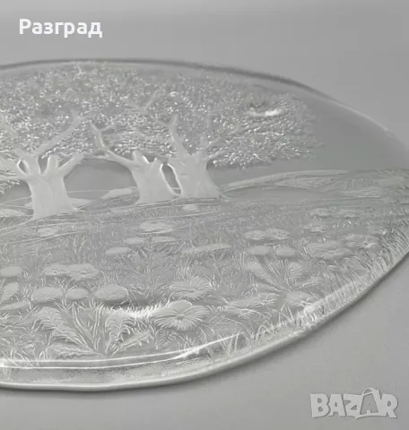 Кристален поднос, снимка 11 - Прибори за хранене, готвене и сервиране - 47464155