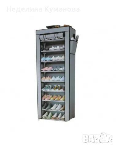 Текстилен органайзер за обувки 9 редов, снимка 3 - Други - 49538634