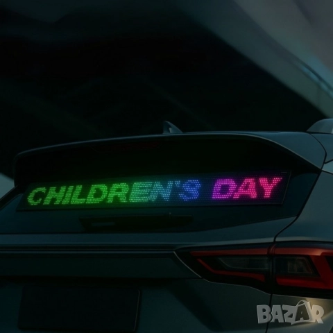 Динамичен мигащ екран с LED светлина за коли и реклами, снимка 8 - Друга електроника - 51947572