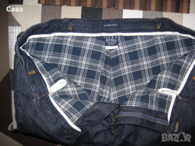 Зимни,ватирани дънки LAND,S END  мъжки,ХЛ, снимка 4 - Дънки - 39557014