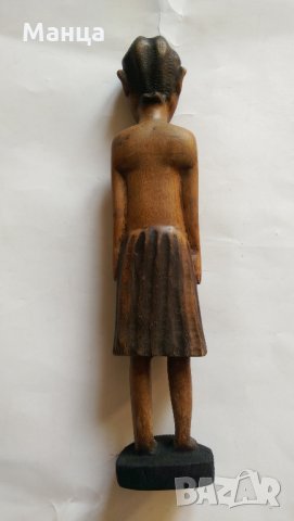  Африканска фигура, снимка 7 - Антикварни и старинни предмети - 28761088