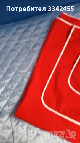 Нова, червена покривка, снимка 2 - Покривки за маси - 51032575