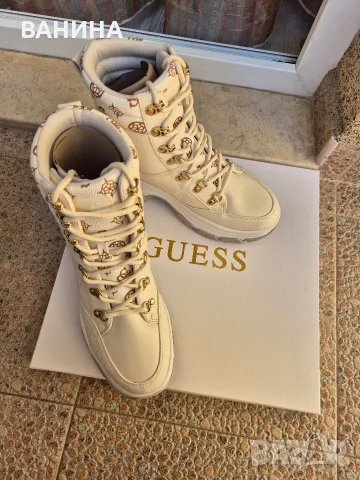 ДАМСКИ БОТИ GUESS 38 НОМЕР, снимка 9 - Дамски боти - 55749788