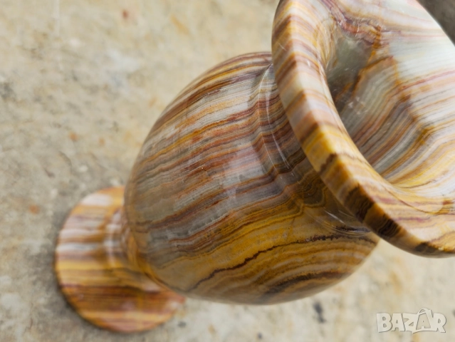 Ваза от Мраморен Оникс , снимка 8 - Декорация за дома - 52113633