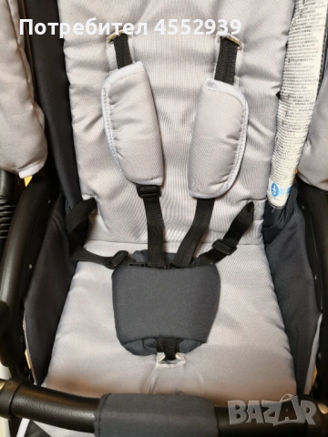 Бебешка количка BabyLux Largo Deep 3 в 1 , снимка 6 - Детски колички - 54054834