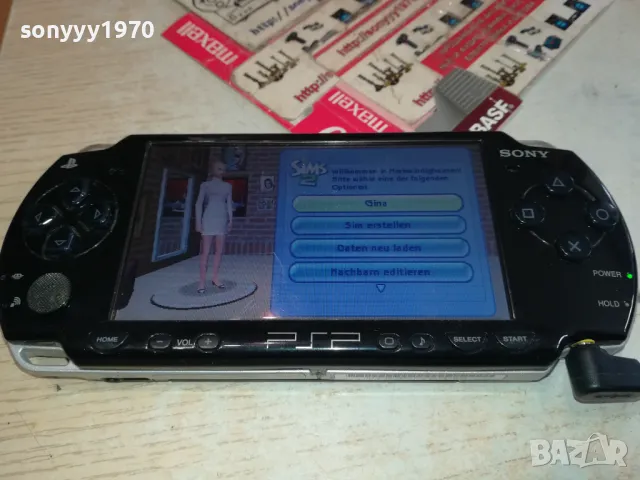 SONY PSP 2004+SIMS 2 КОНЗОЛА С ИГРА ОТ ГЕРМАНИЯ 1603251154, снимка 14 - PlayStation конзоли - 49513898