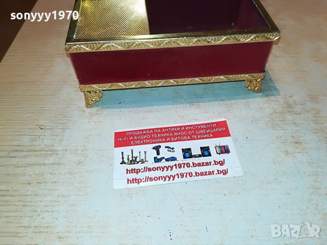 МУЗИКАЛНА КУТИЯ-ЗЛАТО/ПЛЮШ-ВНОС АНГЛИЯ 2205222109, снимка 18 - Антикварни и старинни предмети - 36844008