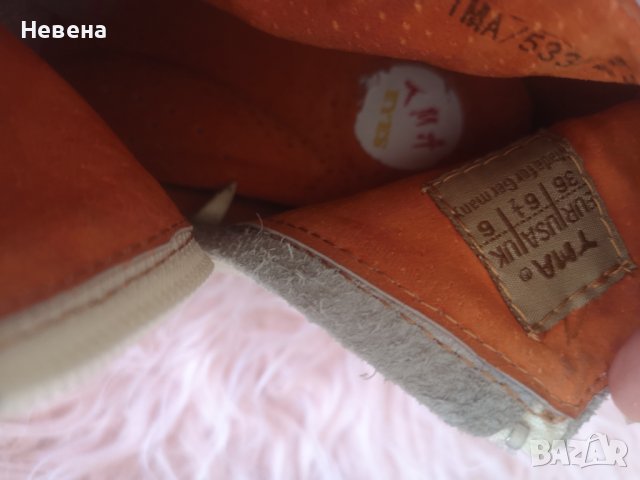Боти, номер 36, дизайнерски, естествена кожа, снимка 2 - Дамски боти - 42494269
