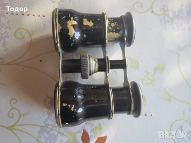 Старинен бронзов бинокъл , снимка 6 - Екипировка - 32069764