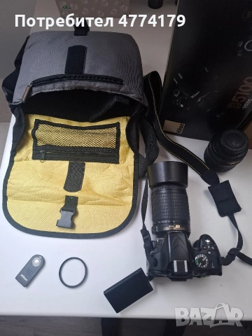 Nikon D5100 + 55-200mm + аксесоари | 17K кадъра | Отличен, снимка 14 - Камери - 53936907