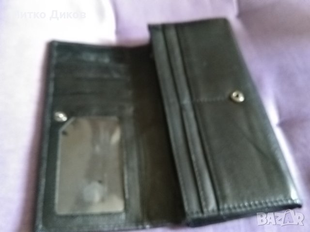 МД Колекшън женско портмоне естествена кожа 185х90мм, снимка 7 - Портфейли, портмонета - 42317970