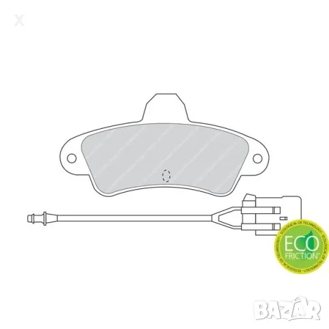 FERODO FSL913 ЗАДНИ НАКЛАДКИ FORD Mondeo Mk1 Mk2 1993-2001 OE 1672939 OE XS712M008BD OE 1504143, снимка 1 - Части - 48795797