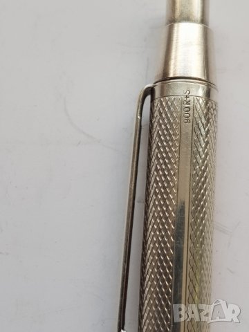 Стара сребърна химикалка, снимка 4 - Колекции - 37670251