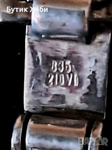 Винтидж сребърна гривна унисекс, снимка 9 - Антикварни и старинни предмети - 40578980