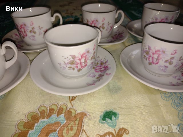 Сервиз за кафе European  Izida porcelain Изида , снимка 14 - Сервизи - 35029117