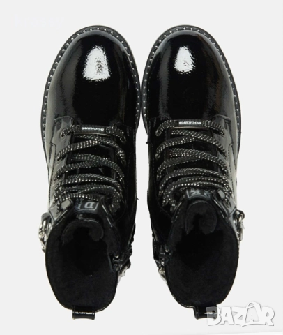 НОВИ големи дамски боти тип кубинка (номер 40), снимка 4 - Дамски боти - 52852361