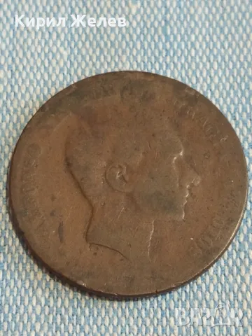 Стара монета 10 сентимос Испания Крал Алфонсо дванайсети 41681, снимка 5 - Нумизматика и бонистика - 48763904