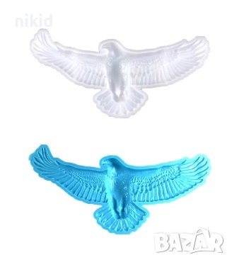 Гигант Орел Сокол Птица силиконов молд форма фондан гипс, снимка 1 - Форми - 42450847