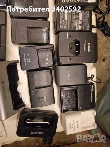 Зарядни за цифрови камери и фотоапарати-canon ,sony,samsung ,leica и други, снимка 5 - Друга електроника - 52564823
