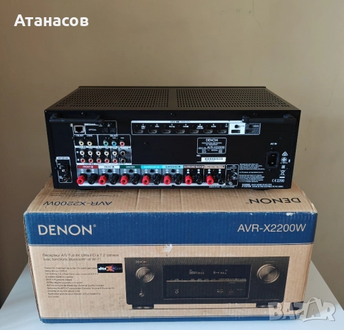 Denon AVR X 2200 W Dolby Atmos Bluetooth Wi-Fi HDMI USB Network 4K , снимка 7 - Ресийвъри, усилватели, смесителни пултове - 51750181