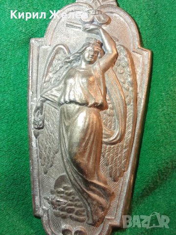 СТАР БАРОКОВ МЕТАЛЕН БАРЕЛЕФ АПЛИКАЦИЯ ОЛОВО СТИЛЕН и КРАСИВ 20887, снимка 15 - Антикварни и старинни предмети - 31696949