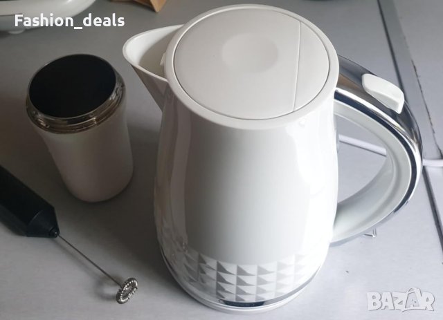 Нов Tower чайник 1,5л Въртяща се на 360° основа Дом Кухня Подарък Кана вода, снимка 9 - Други - 42394859