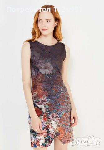 Рокля по тялото DESIGUAL- Tormenta- НОВА-Номер-М, снимка 4 - Рокли - 38134044