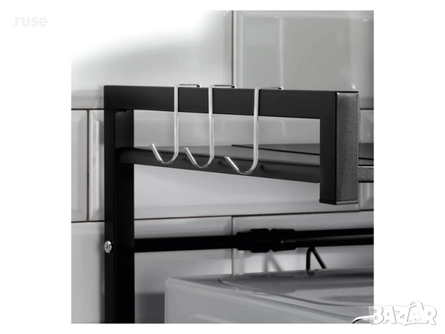 НОВИ! Метален рафт органайзер за микровълнова разтегателен, снимка 6 - Други - 52401418