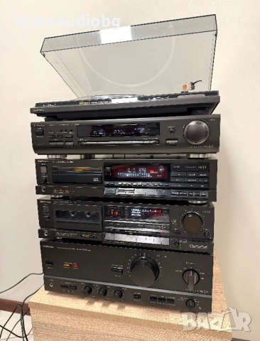 🔈Ретро аудио система - сет TECHNICS - Class AA - усилвател, сд плеър, дек, тунер🔈, снимка 4 - Аудиосистеми - 54325144