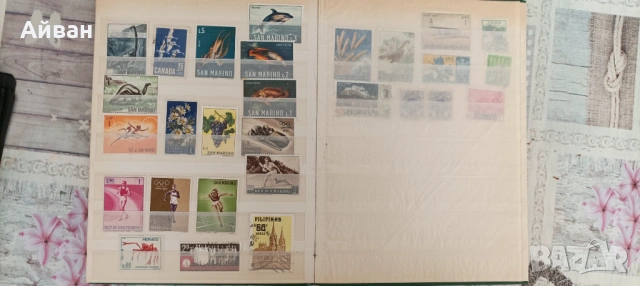 Албум със пощенски марки , снимка 8 - Филателия - 54153742