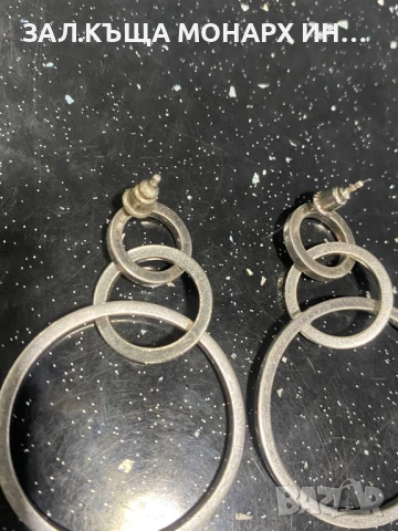 Сребърни обеци, снимка 5 - Обеци - 51185850