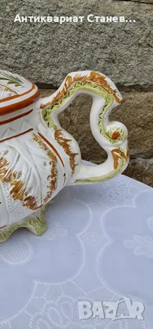 🇮🇹 Много красив чайник Bassano Италия 

, снимка 4 - Антикварни и старинни предмети - 50381668